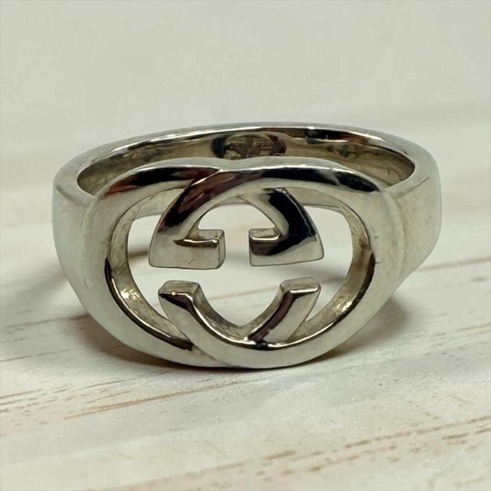 Gucci Interlocking G Sterling Silver Ring (8)
